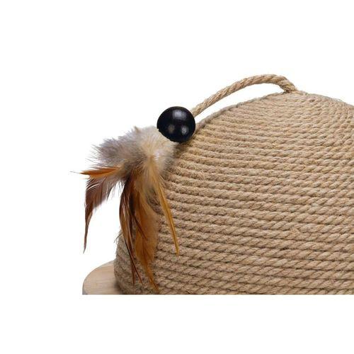 Beeztees DBL Kedi Tırmalama ve Oyuncağı, 34,5x34,5x18cm