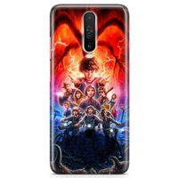 Xiaomi Redmi K30 Kılıf Sranger Things Arka Kapak Koruma Desenli Full Koruyucu