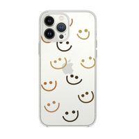 iPhone 13 Pro Smile Desenli Premium Silikonlu Şeffaf Telefon Kılıfı