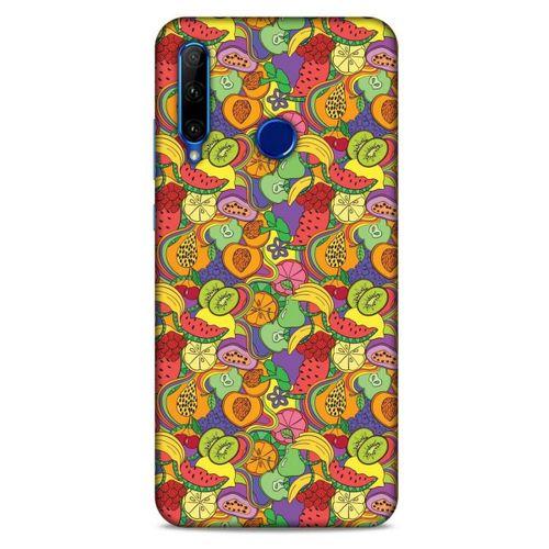 Frutix Meyve Mix 08 Huawei Y6P Kılıf Desenli Silikon