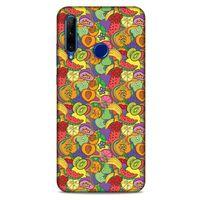 Frutix Meyve Mix 08 Huawei Y6P Kılıf Desenli Silikon