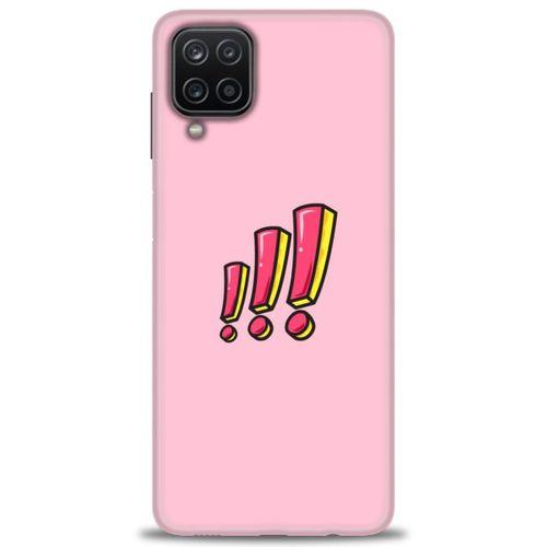 Samsung Galaxy M12 Kılıf HD Baskılı Kılıf - Ünlem + Tam Ekran Koruyucu