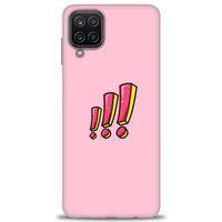 Samsung Galaxy M12 Kılıf HD Baskılı Kılıf - Ünlem + Tam Ekran Koruyucu