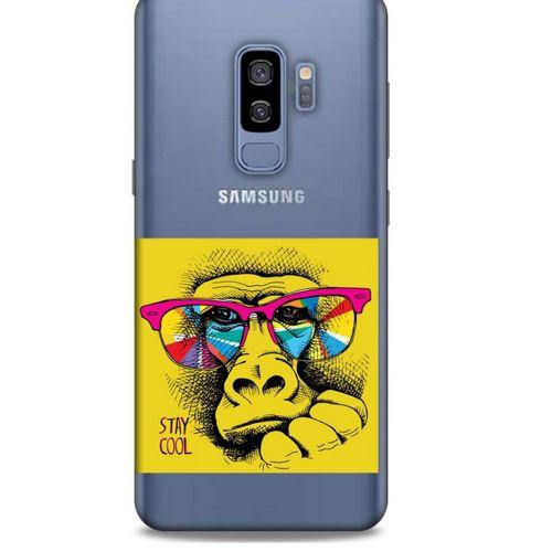 Zoologix (13) Samsung Galaxy S9 Plus Şeffaf Kılıf Silikon Desenli
