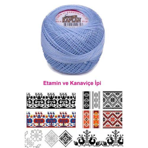 Kaplan Etamin Ve Kanaviçe İpi 8 No Kod/Renk: 799 - Royaleks
