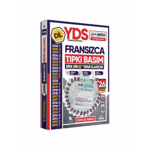 2026 YDS Fransızca ÖSYM Tıpkı Basım Çıkmış Soru Deneme Paketi Dijital Çözümlü 26lı Fasikül SETİ