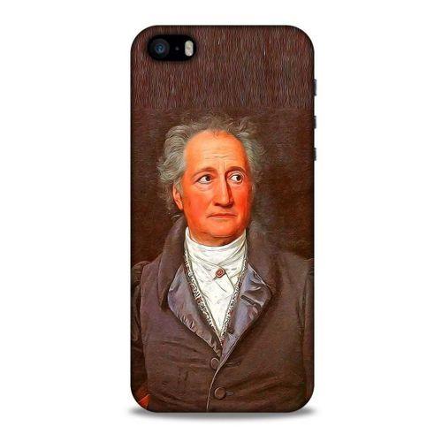 Apple Iphone 5S Kılıf Almanya (36) Glitter Kılıf Goethe