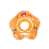 Bebek Yüzme Boyun Simidi Turuncu Renk Emniyet Kilitli