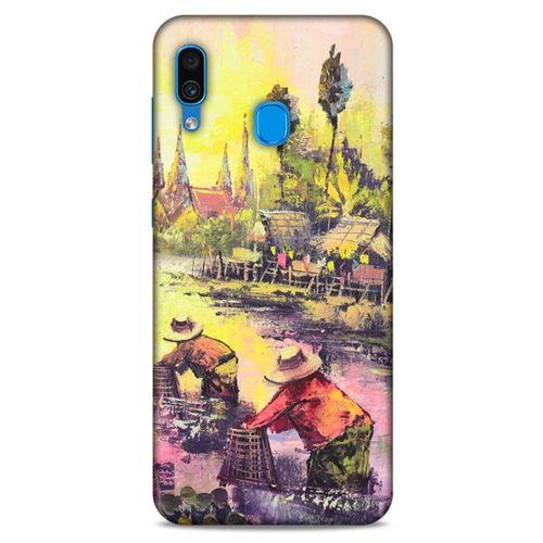 Cityx (14) Samsung Galaxy A30 Kılıf Silikon Kapak Desenli