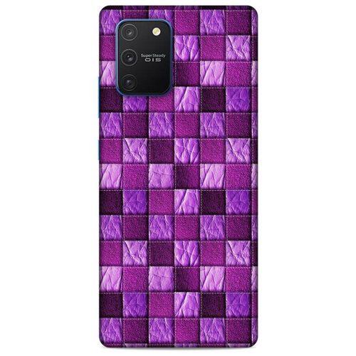 Samsung Galaxy S10 Lite Kılıf Patchwork (5) Koruma Kabı Fuşya