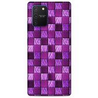 Samsung Galaxy S10 Lite Kılıf Patchwork (5) Koruma Kabı Fuşya