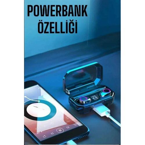 Dijital Göstergeli Bluetooth Bağlantılı Kulaklık Dokunmatik Kontrol