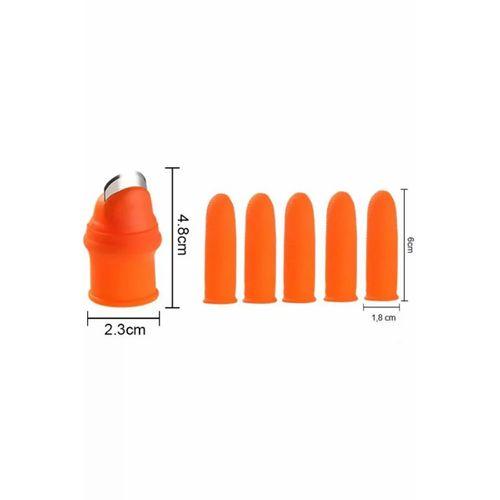 Pratik Baş Parmak Koruyucu Eldiven Sebze Meyve Soyucu Kesme Ayıklayıcı Silikon Aparat