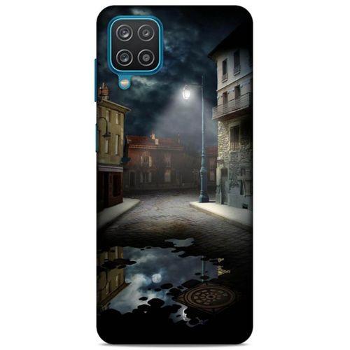 Lopard Samsung Galaxy A12 Uyumlu Kılıf Manipülasyon ☻ (25) Antişok Kapak Baskılı