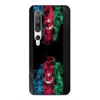 Xiaomi Mi 10 Pro Uyumlu Kılıf Azarbaijan (5) Koruma Kabı Azeri Bayrak İllustre