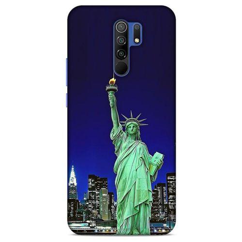 Xiaomi Redmi 9 Kılıf Dünya Mimarisi (23) Ultra Koruma Kılıfı Özgürlük Heykeli ABD
