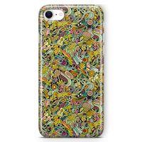 Apple iPhone SE 2020 Kılıf Hippie Doodle Arka Kapak Koruma Desenli Full Koruyucu