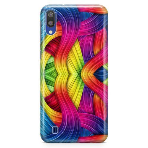Samsung Galaxy M10 Kılıf Moda Renkler Arka Kapak Koruma Desenli Full Koruyucu