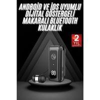 Makaralı Bluetooth Kulaklık Telefon Uyumlu Makaralı Tf Kart Girişli Güç Göstergeli