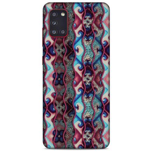 Samsung Galaxy A31 Kılıf Baskılı Özel Seri Taşlı (40) Fit Silikon Kılıf