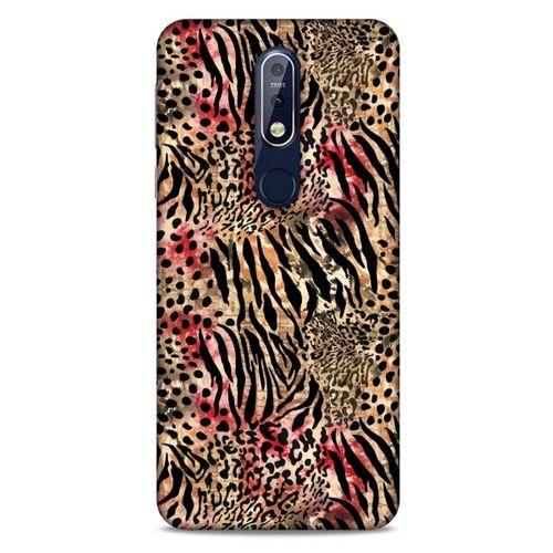 Animax Leopar Zürafa Nokia 7.1 Kılıf Desenli Silikon