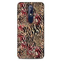 Animax Leopar Zürafa Nokia 7.1 Kılıf Desenli Silikon