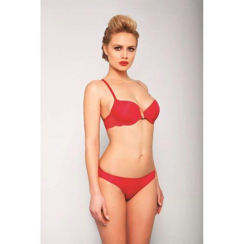 Githa Foam Cup Push Up Bra,şarap Renk Straplez Konforlu Ve Şık Sütyen