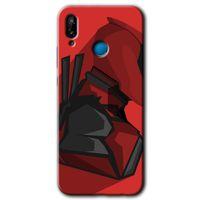 Potkal Hediye Fabrikası Huawei P20 Lite Kılıf HD Desen Baskılı Arka Kapak - DeadPool