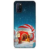 Oppo A92 Kılıf Snowix (1) Kılıfı Kırmızı Beyaz