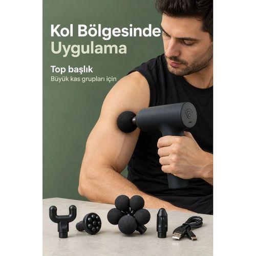 Masaj Tabancası Açma Kapama Düğmeli Ve Işıklı Göstergeli