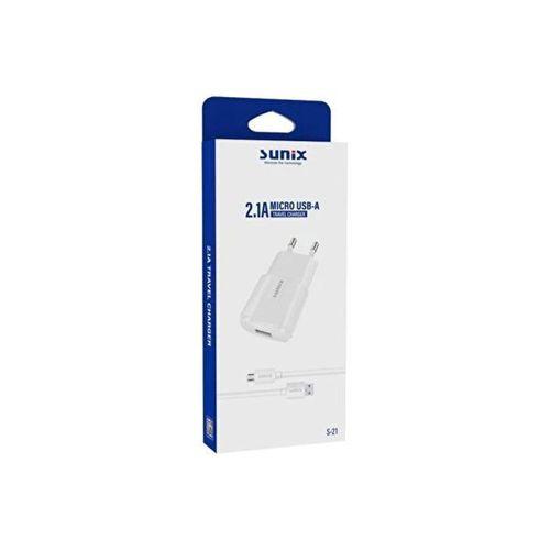 Sunıx 2.1 A Mıcro Usb-A Travel Charger Şarj Cihazı