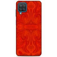 Lopard Samsung Galaxy A12 Uyumlu Kılıf Mermer Desenli (39) Liquid Crystal Kılıf