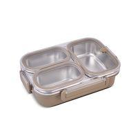 Aryıldız Bento Lunch Box Yemek Termosu Haki 3 Bölmeli Ar262214