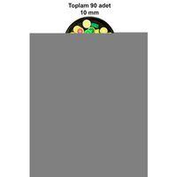 90 Adet 10 mm Polimer Kil Fimo Boncuk Takı Bileklik + 5 Metre Misina Hediye - Yin Yang - Karışık - Limon