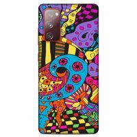 Lopard Samsung Galaxy S20 Fe Uyumlu Kılıf Soyut Sanat (23) Baskılı Ultra Koruma Kılıfı