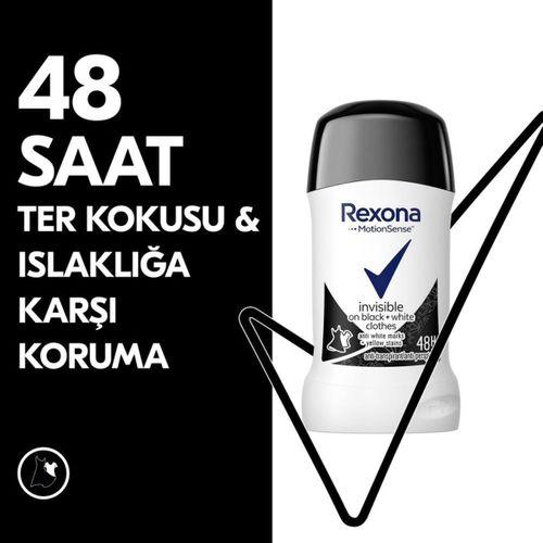 Rexona MotionSense Kadın Stick Deodorant Invisible On Black + White Clothes 40 ml