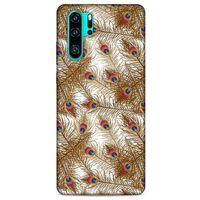 Huawei P30 Pro Kılıf Desenli Özel Seri Tüyler (25) Antişok Kapak