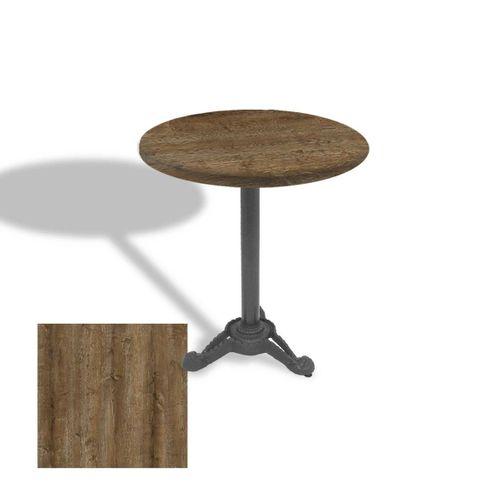 Dockers Çipa Döküm Ayak Yuvarlak Masa Çap 90cm - (Werzalit, Wermodin ve Allzalit Tabla) - Canyon Hidalgo