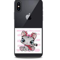 Zoologix (67) Apple iPhone XS Şeffaf Kılıf Silikon Desenli