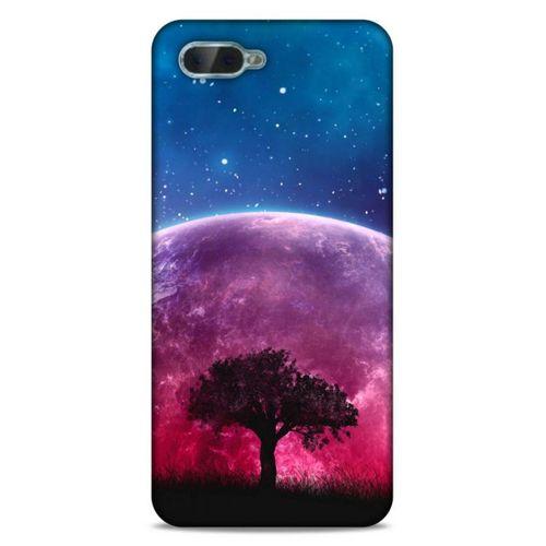 Lopard Oppo Rx17 Neo Uyumlu Kılıf Gece'S (39) Liquid Crystal Kılıf Pembe Ay