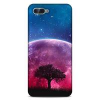 Lopard Oppo Rx17 Neo Uyumlu Kılıf Gece'S (39) Liquid Crystal Kılıf Pembe Ay