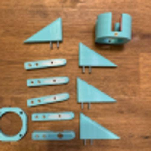 Roket Aşama Servosu MG90S MS18 (Bu ürün Sadece Plastik parçadır - Almadan Önce Soru Sorabilirsiniz)