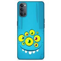 Emojix (100) Oppo Reno 4 Kılıf Silikon Kapak Desenli