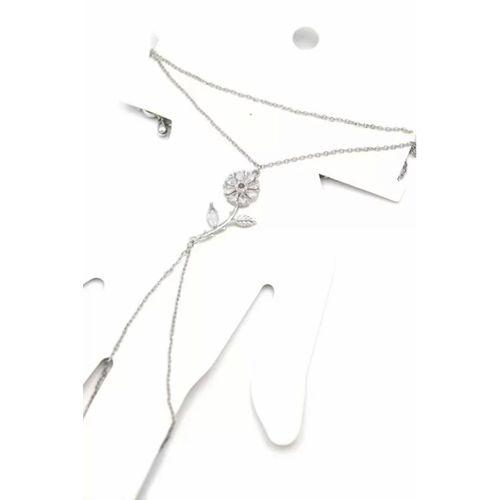 Papatya Şahmeran Bileklik - Gümüş