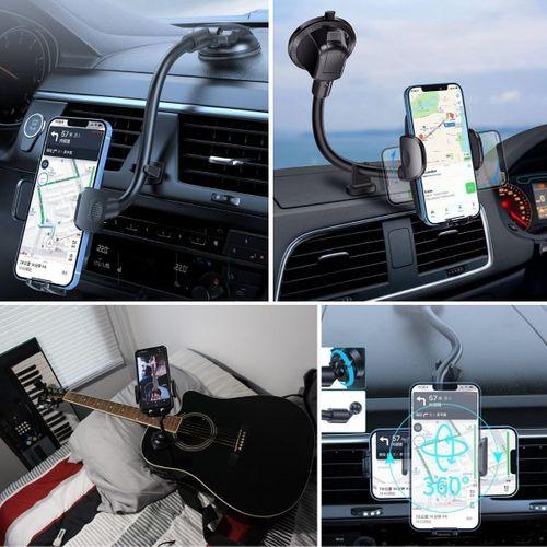 Ayarlanabilir Vakum Kilitli Cam Ve Torpidoya Takılabilen Telefon Tutucu