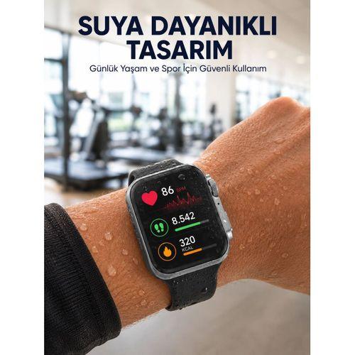 Suya Dayanıklı Akıllı Saat Günlük Ve Sportif Kullanıma Uygun Yeni Nesil