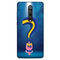 Xiaomi Mi 9T Kılıf Depresyon (12) Koruyucu Silikon Kırmızı Bordo