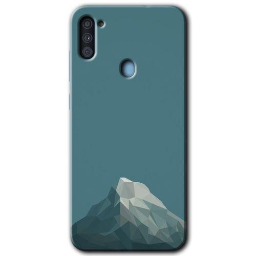 Samsung Galaxy M11 HD Baskılı Kılıf + 9D Tam Ekran Koruyucu - Alone Mountain