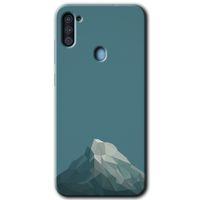 Samsung Galaxy M11 HD Baskılı Kılıf + 9D Tam Ekran Koruyucu - Alone Mountain