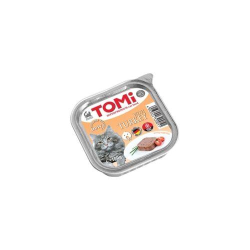 Tomi Kedi Hindili Alüminyum Yaş Mama 100gr (pate)